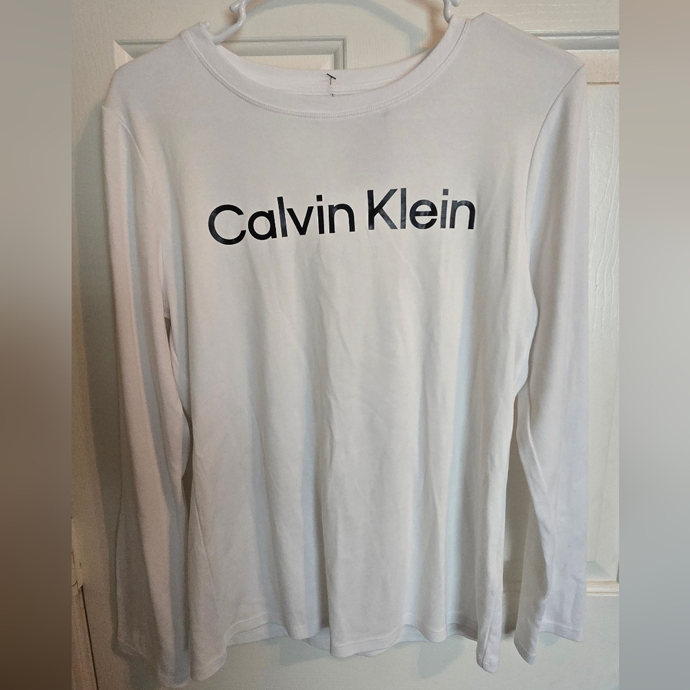 Calvin Klein White Long Sleeve Shirt